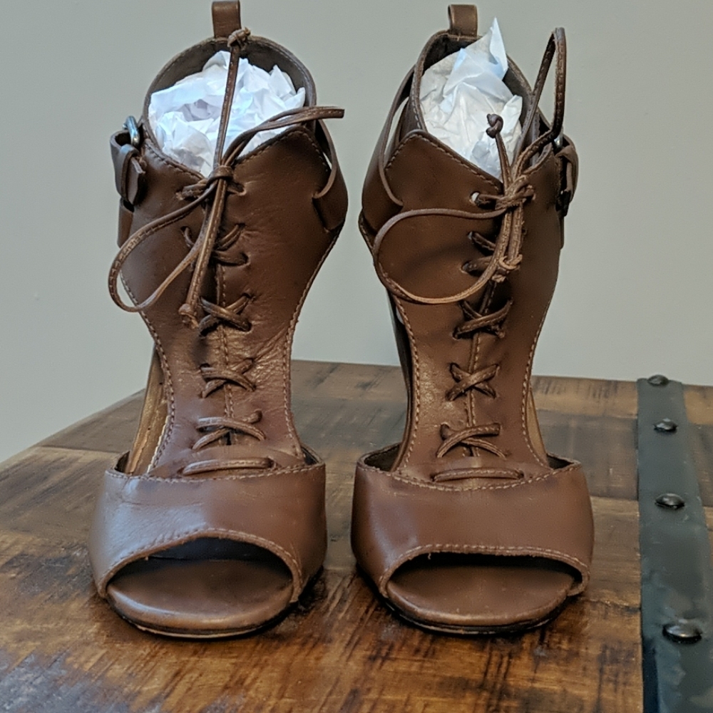 RARE All Saints Spitalfields lace up sandal